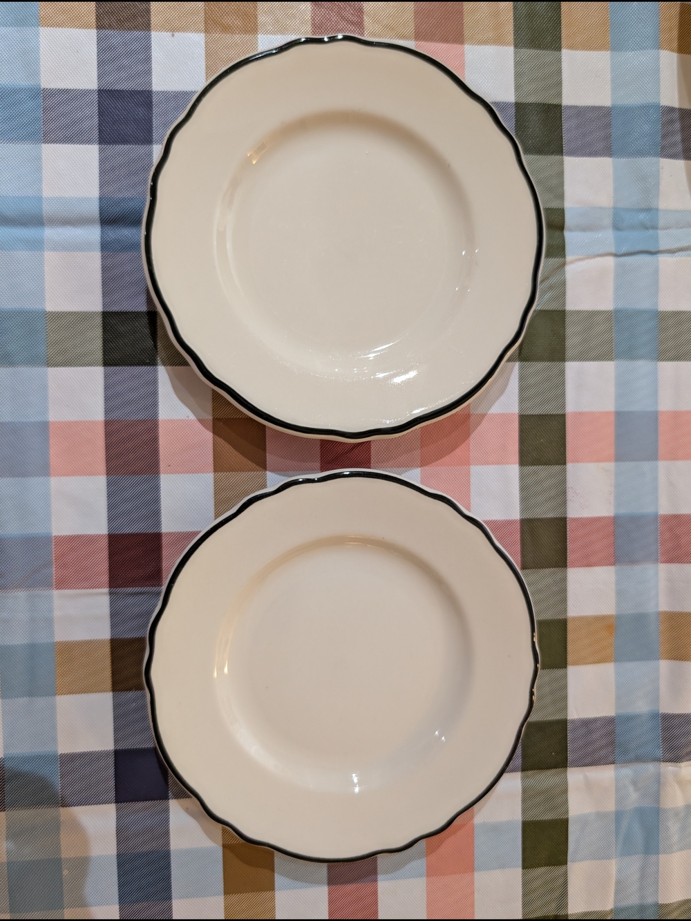 Homer Laughlin Ironstone Plates (2) - White